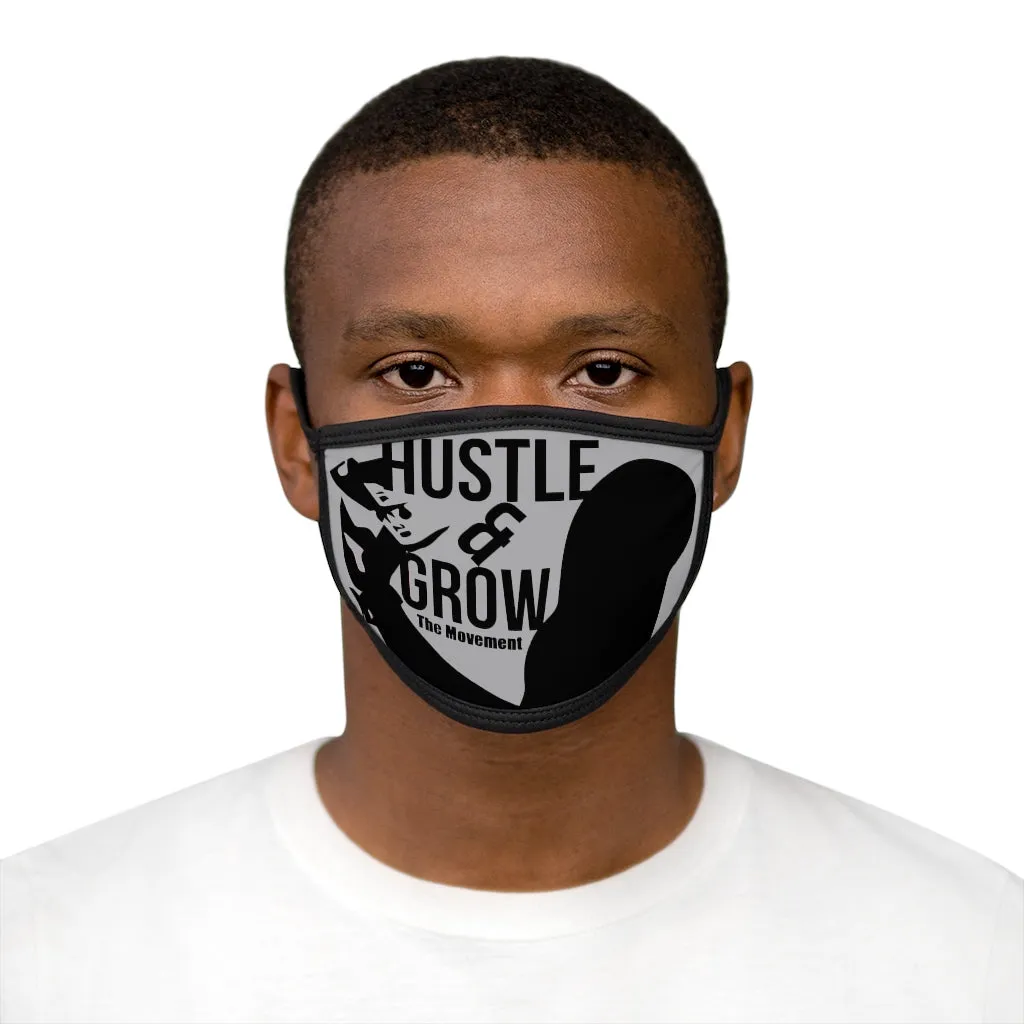 Hustle & Grow Face Mask (Gray)