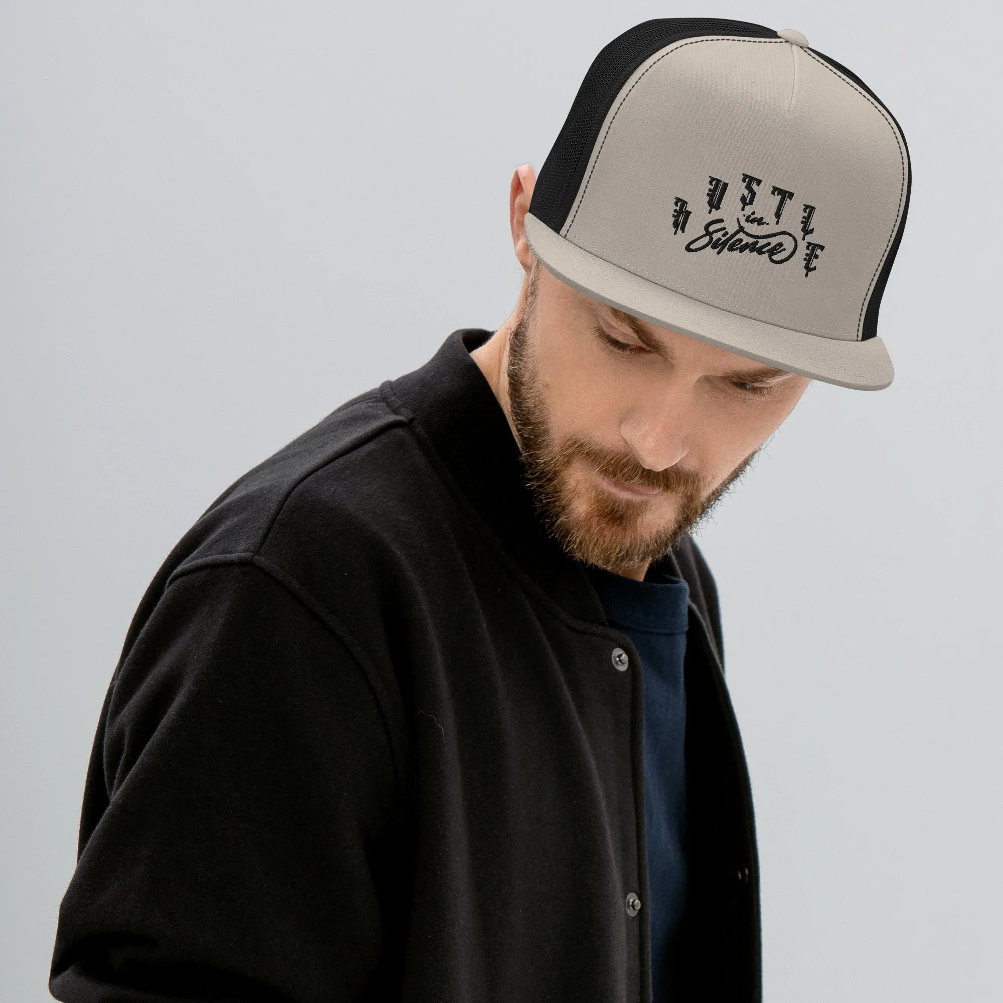 Hustle in Silence Trucker Cap
