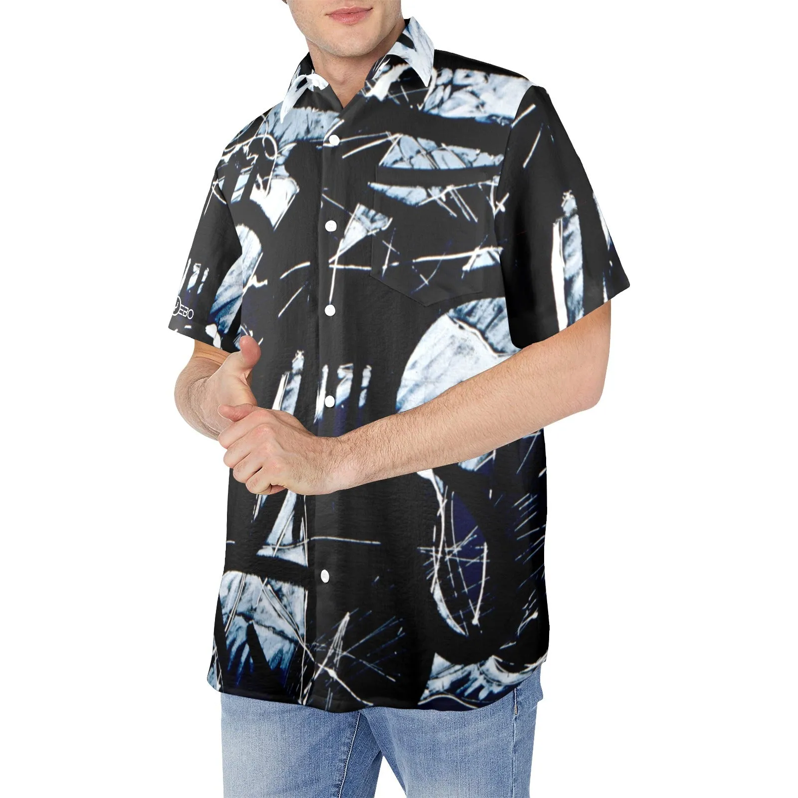 Intermezzo 1 Men's Crinkle Short Sleeve Shirt