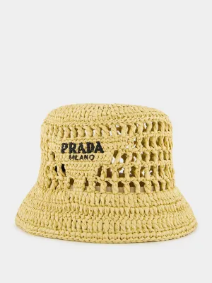 Interwoven Beige Sun Hat