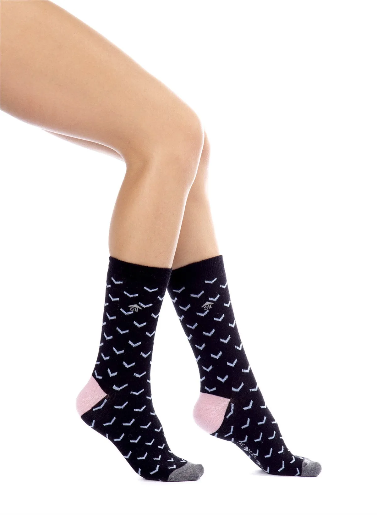 Inverse Triangle Design Women Socks