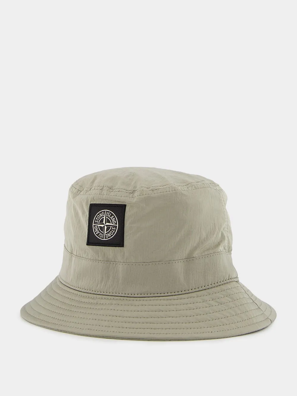 Iridescent Beige Bucket Hat