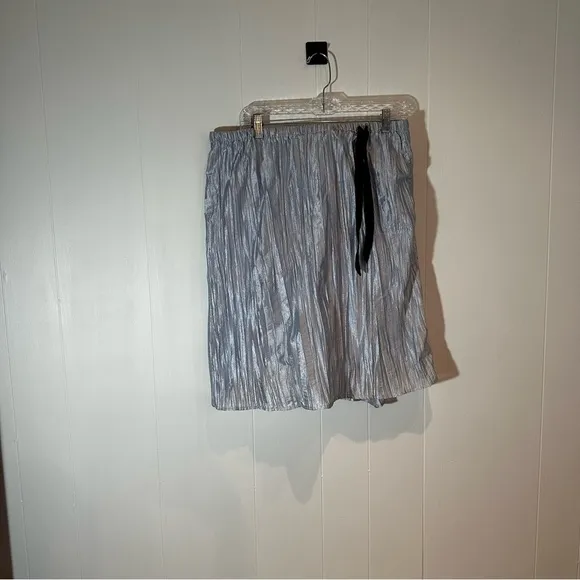 J. Crew Collection knee-length skirt in crinkled nylon skirt Size XXL