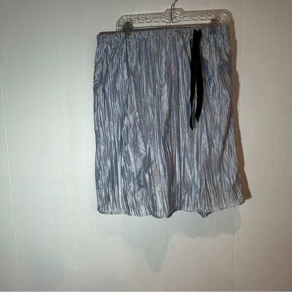 J. Crew Collection knee-length skirt in crinkled nylon skirt Size XXL