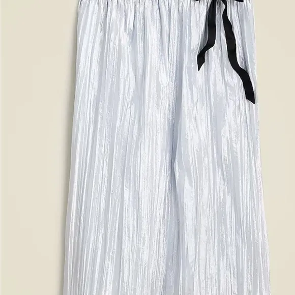 J. Crew Collection knee-length skirt in crinkled nylon skirt Size XXL