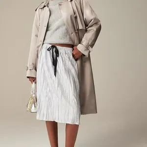 J. Crew Collection knee-length skirt in crinkled nylon skirt Size XXL