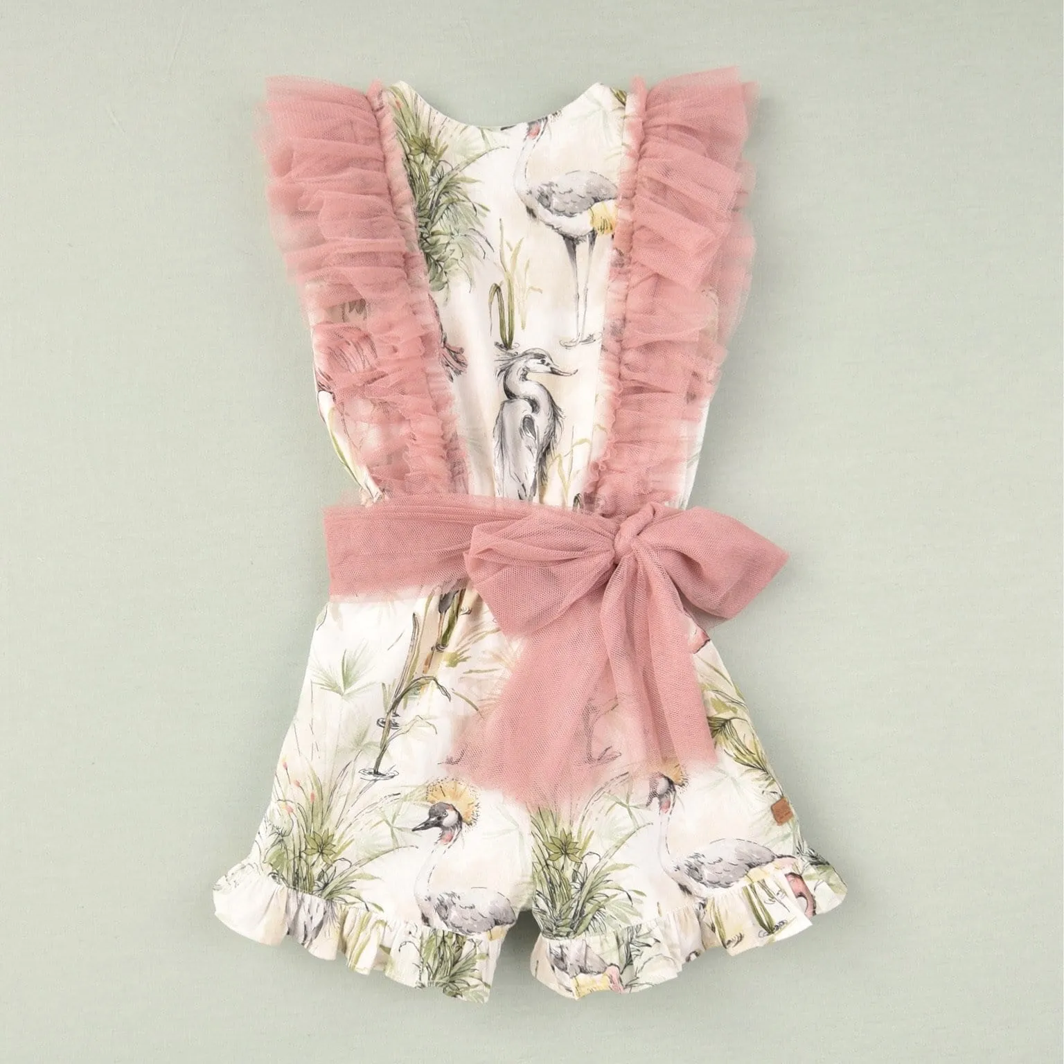 JOSE VARON - Flamingo Playsuit