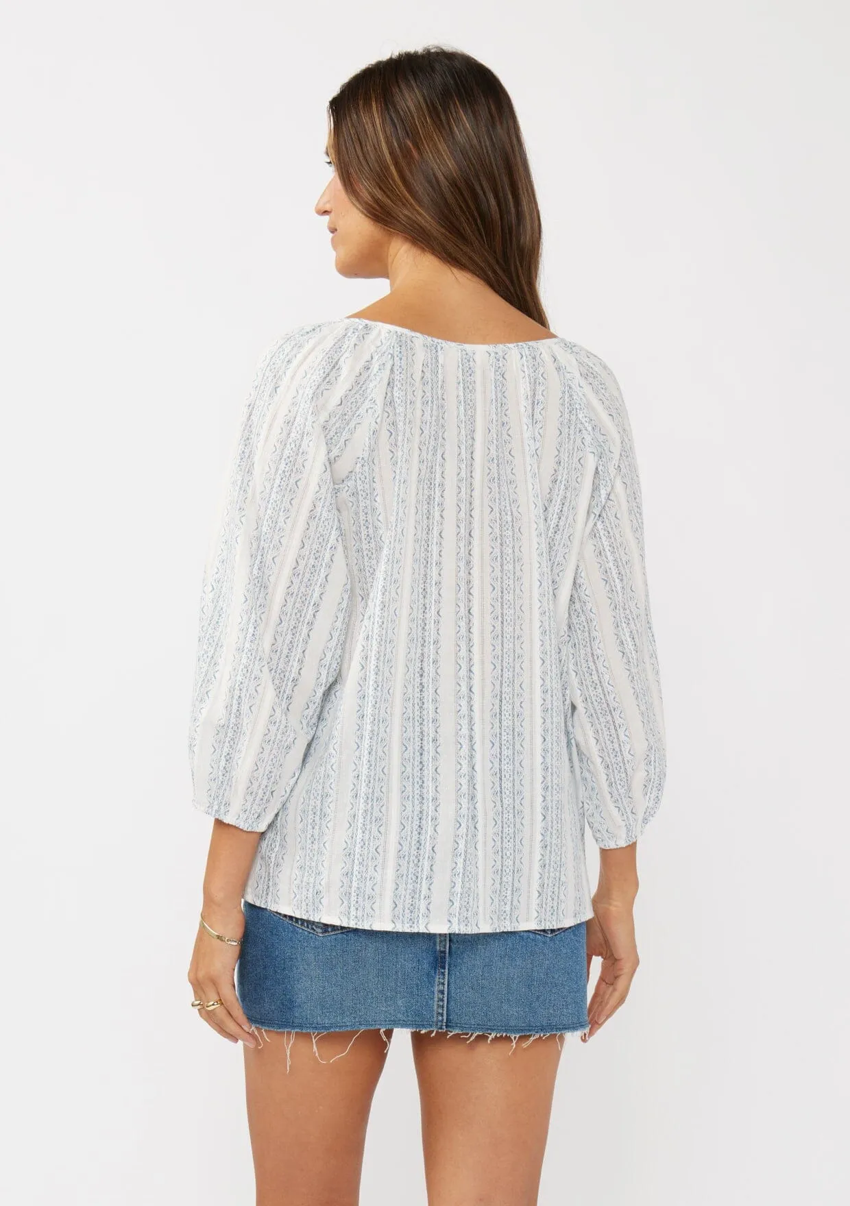 Kallie Striped Blouse