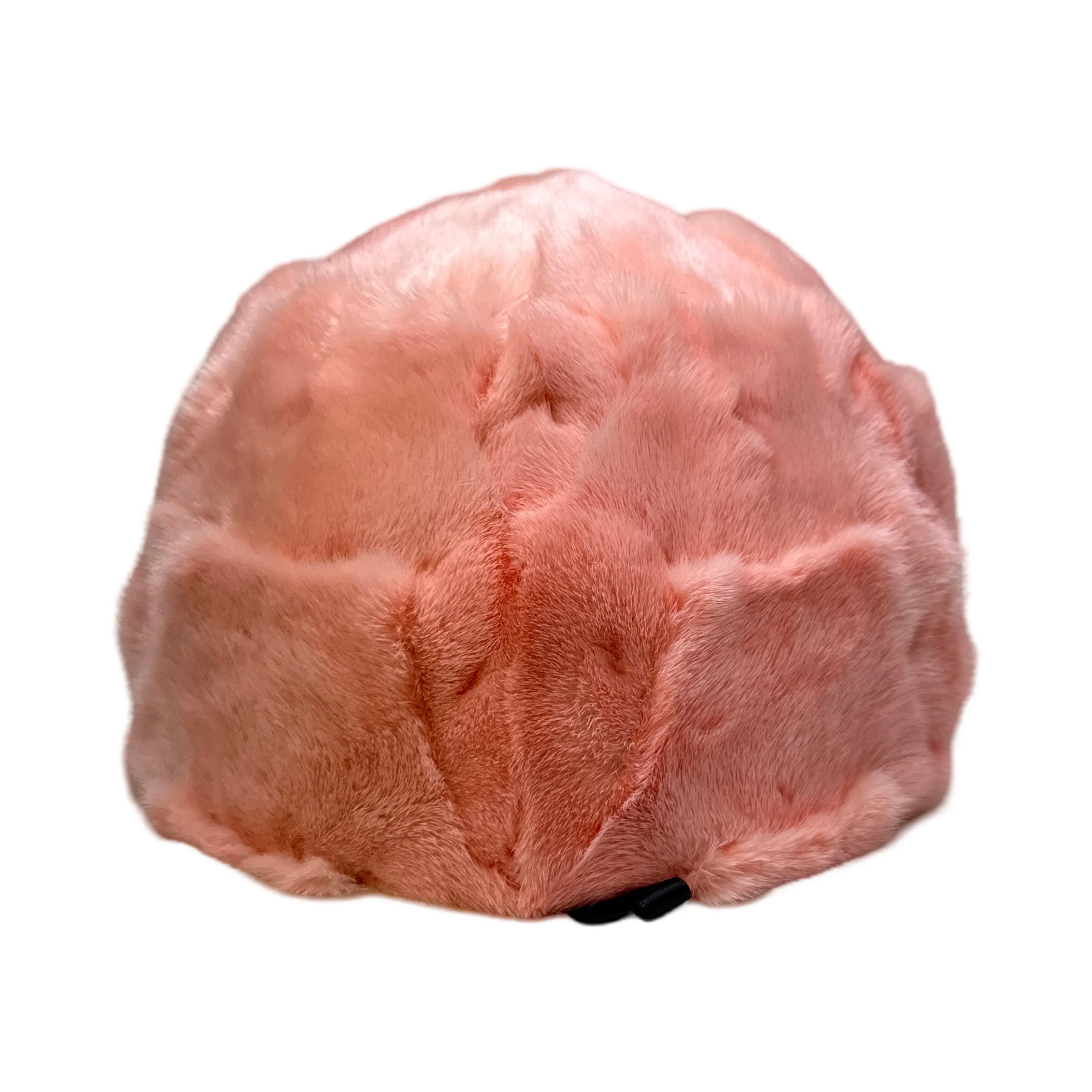 Kashani Pink Diamond Cut Mink Baseball Hat