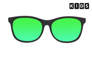 Kids Carbon Black x Neon Green