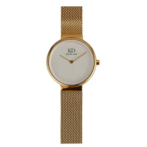Knight and Day Gold Mesh Band Watch P551WLA