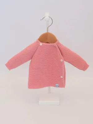 Knitted Dusky Pink Cardigan