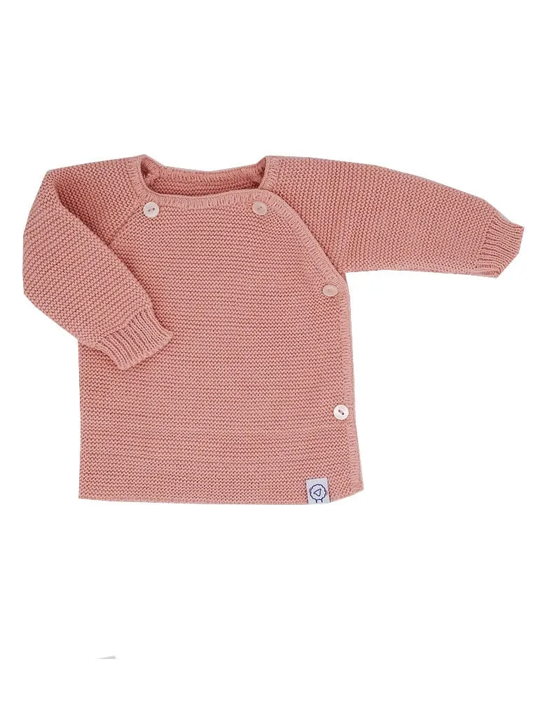Knitted Misty Rose Cardigan