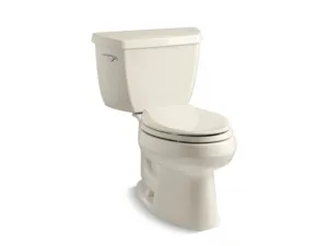 KOHLER K-3575 Wellworth Classic Two-piece elongated 1.28 gpf toilet