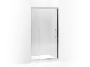 KOHLER K-705820-L Lattis Pivot shower door, 76" H x 39 - 42" W, with 3/8" thick Crystal Clear glass