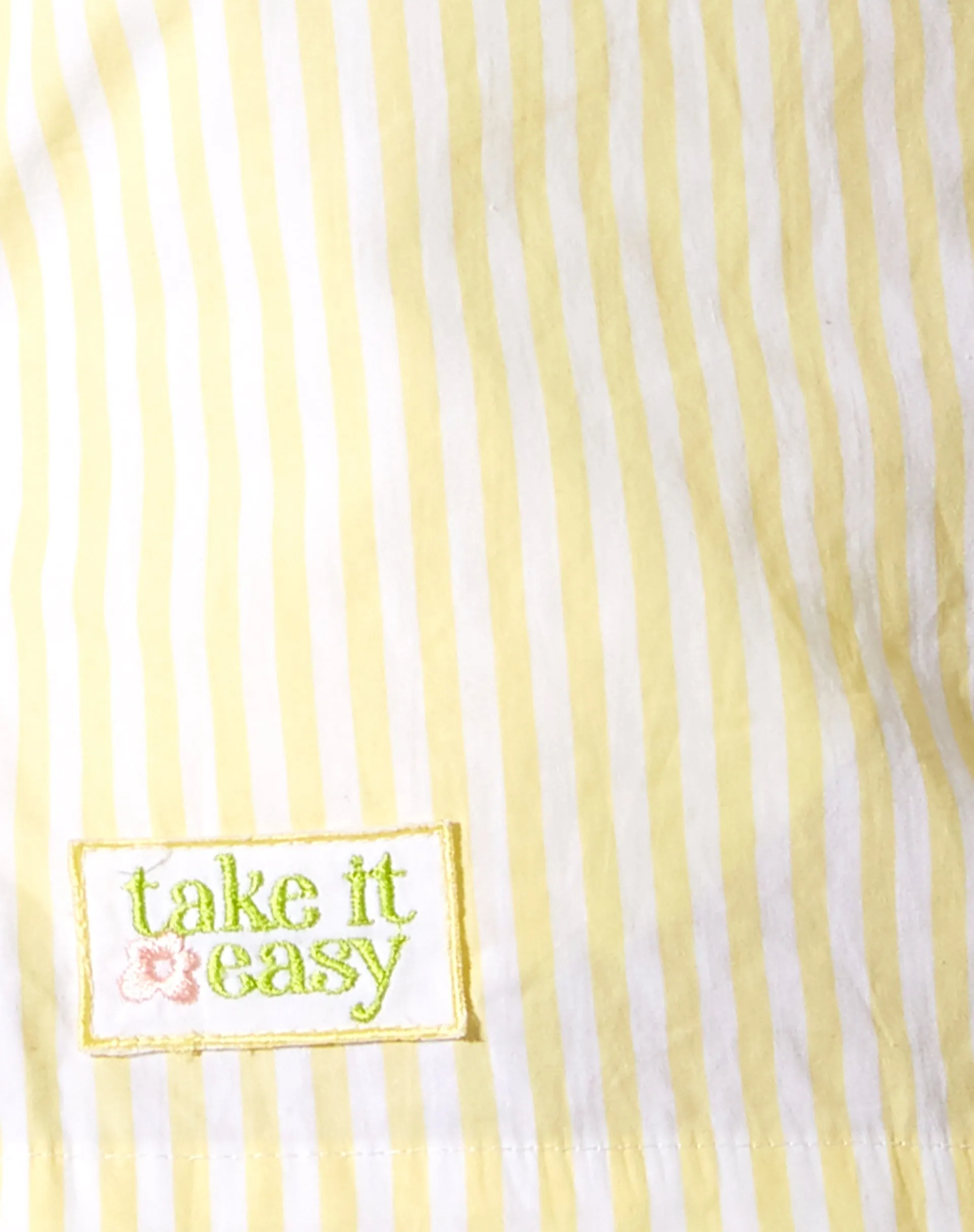 Lala Shorts in Transparent Yellow Take It Easy