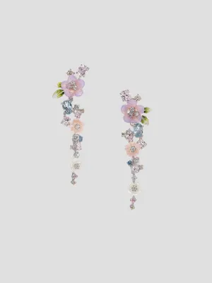 Lavender Primrose Vine Earrings