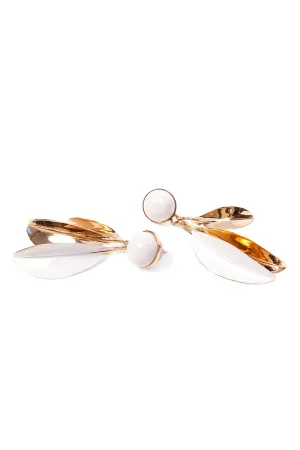 LEAVES AND BALLOON EARRINGS