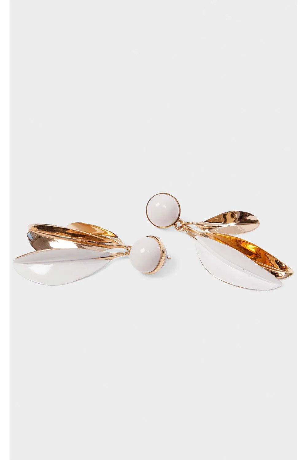 LEAVES AND BALLOON EARRINGS