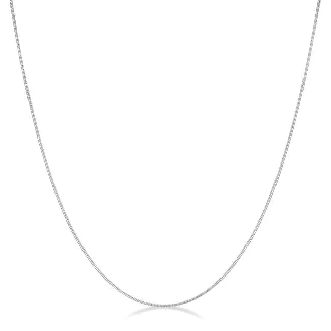 Liv Interlocked Silver Necklace | 16in