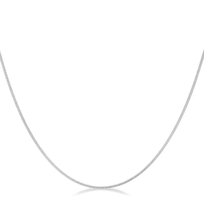 Liv Interlocked Silver Necklace | 16in