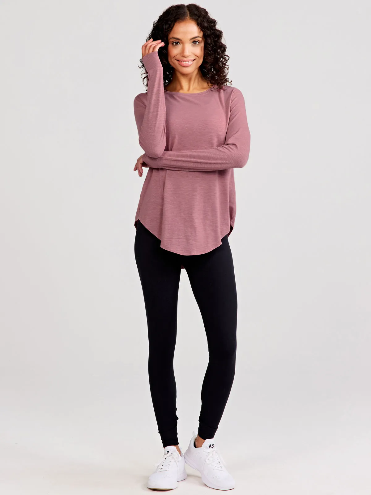 Longline Long Sleeve T-Shirt