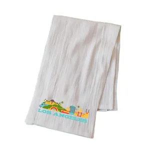 LOS ANGELES CITYSCAPE FLOUR SACK KITCHEN TOWEL