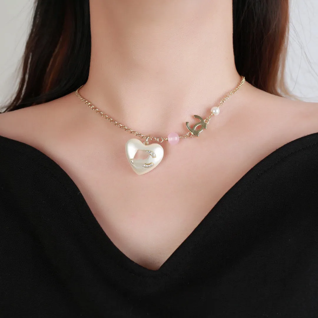 love chain necklace grace exquisite women fashion 2023 high quality