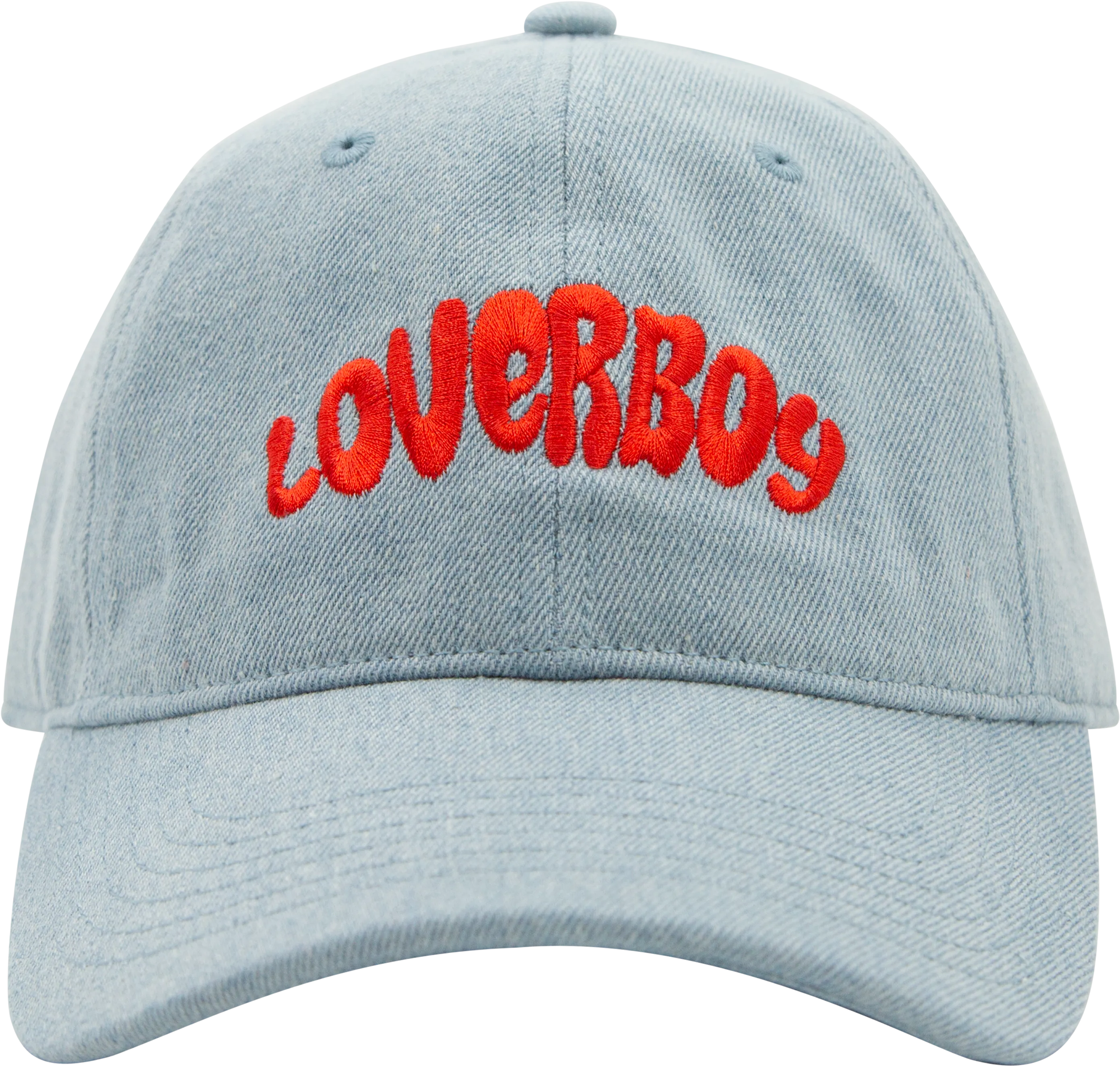 Loverboy Denim Hat - Red