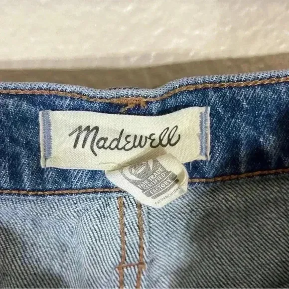 Madewell The Perfect Vintage Jeans Womens 29 High Rise Straight Blue Medium Wash