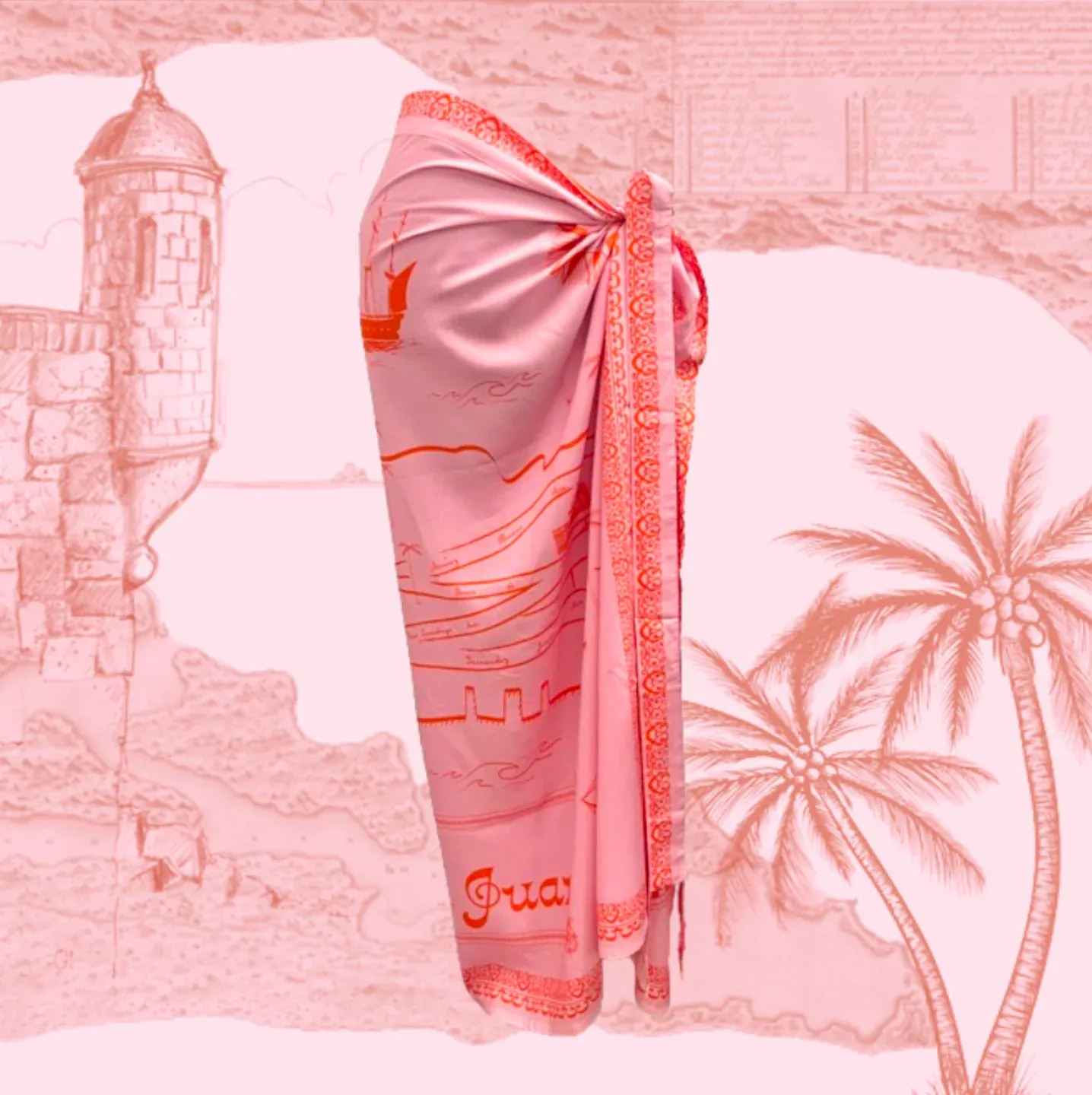 Mapas Pink Pareo by Ugly Sister