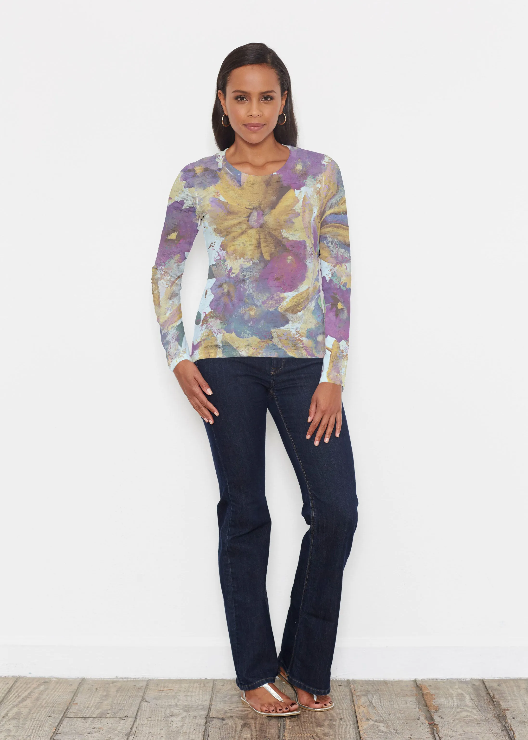 Maya (17266) ~ Signature Long Sleeve Crew Shirt