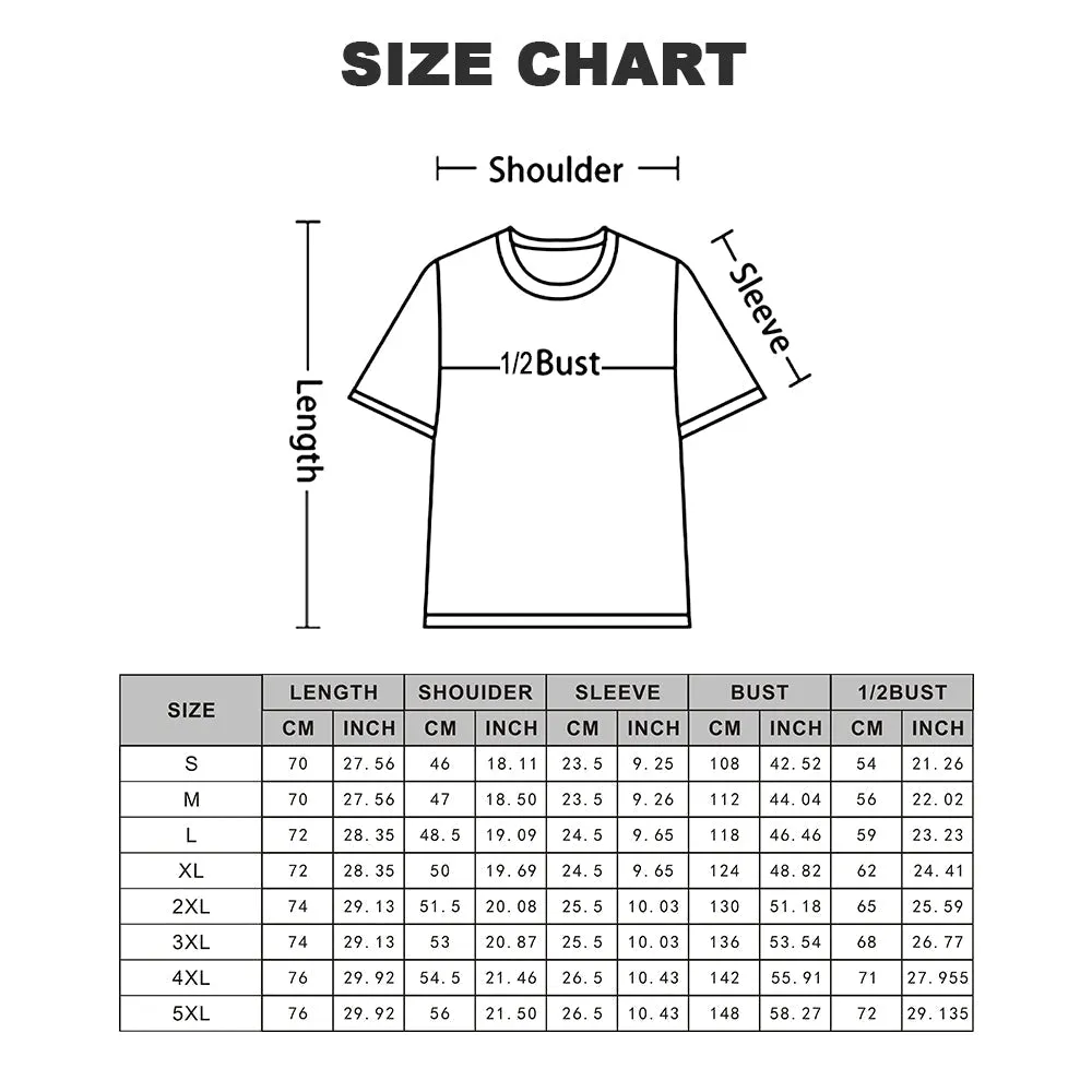 Men's casual revisit movie plot printed T-shirt