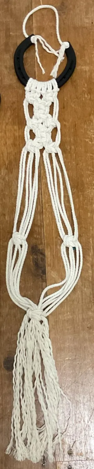 Minimalist Handmade Single Hat Hanger - Cream