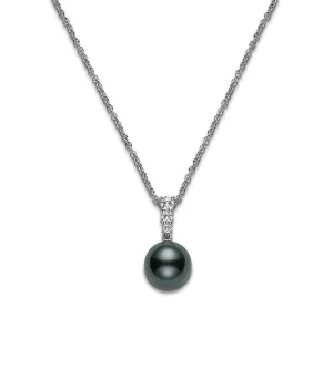 Morning Dew Black South Sea Cultured Pearl Pendant