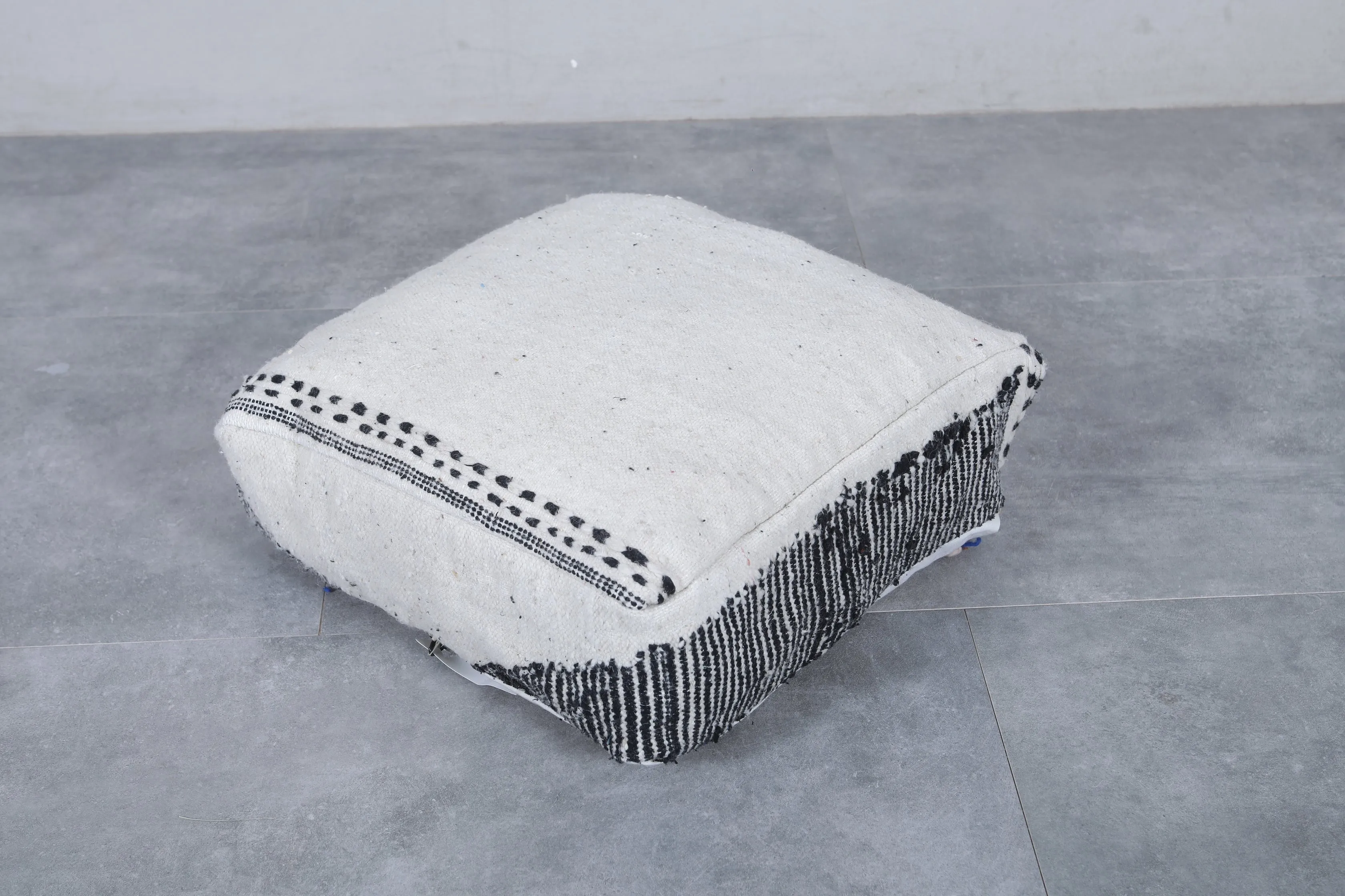 Moroccan handmade old ottoman pouf