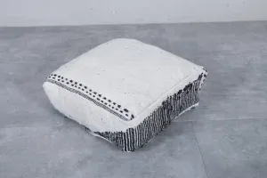 Moroccan handmade old ottoman pouf