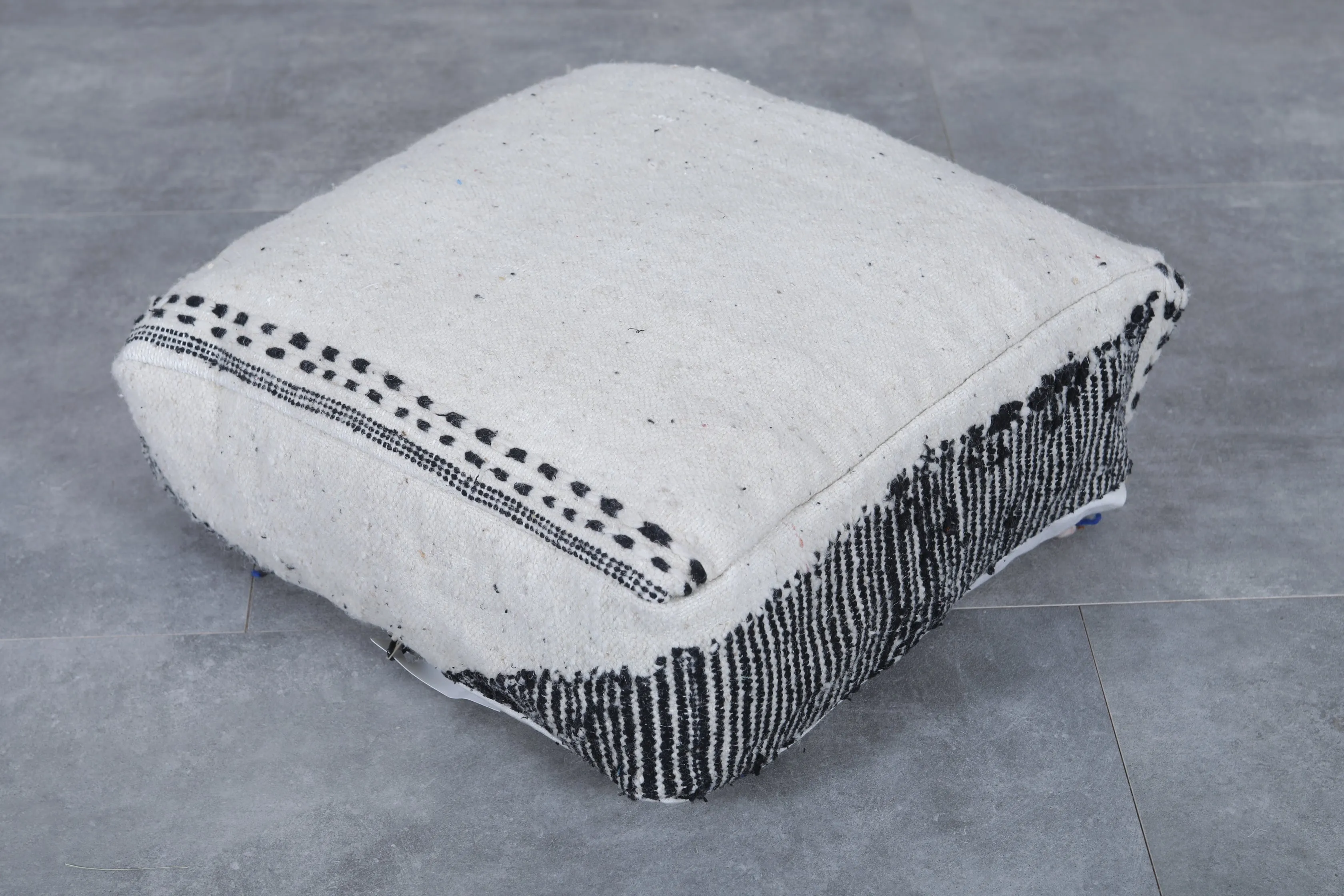 Moroccan handmade old ottoman pouf