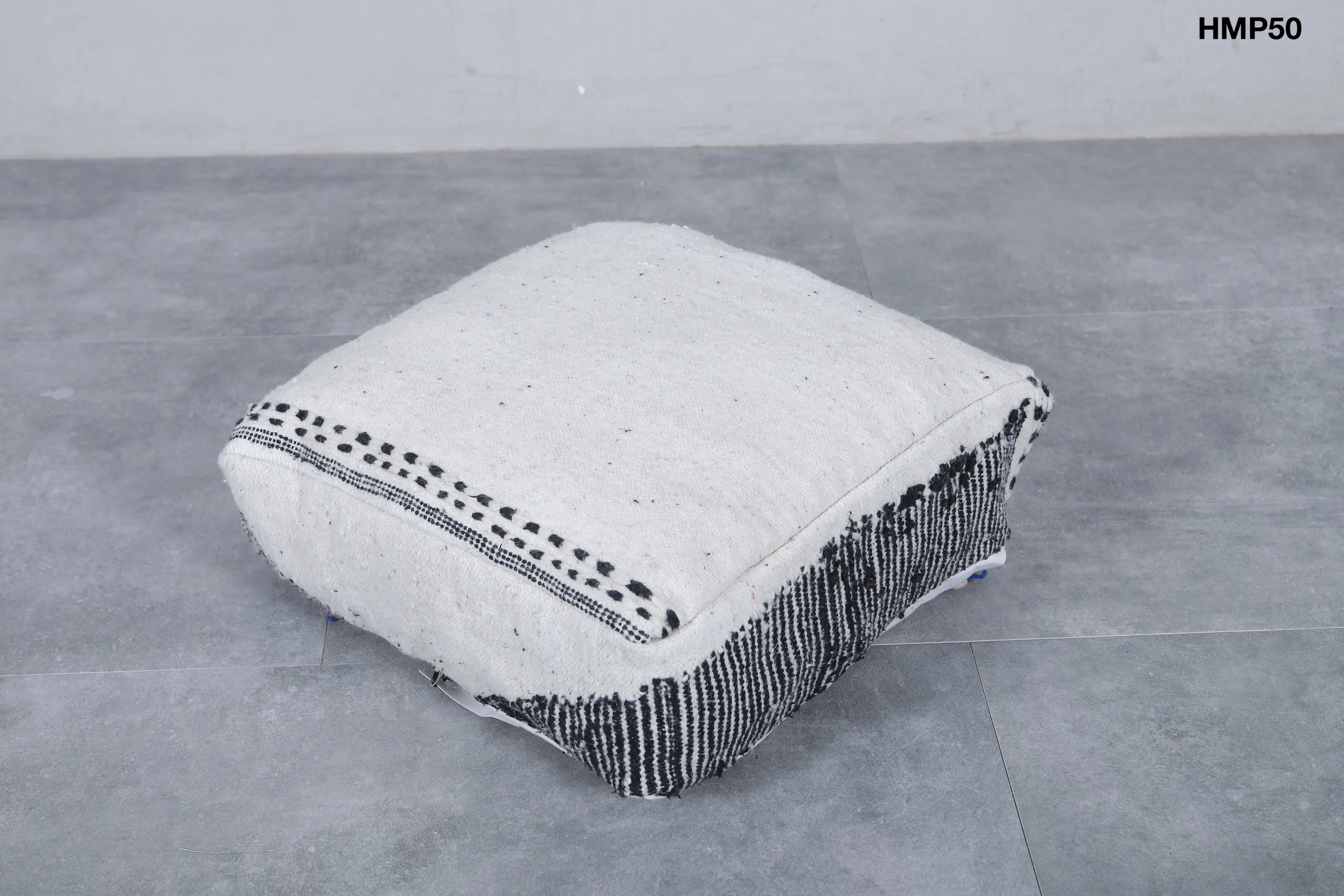 Moroccan handmade old ottoman pouf