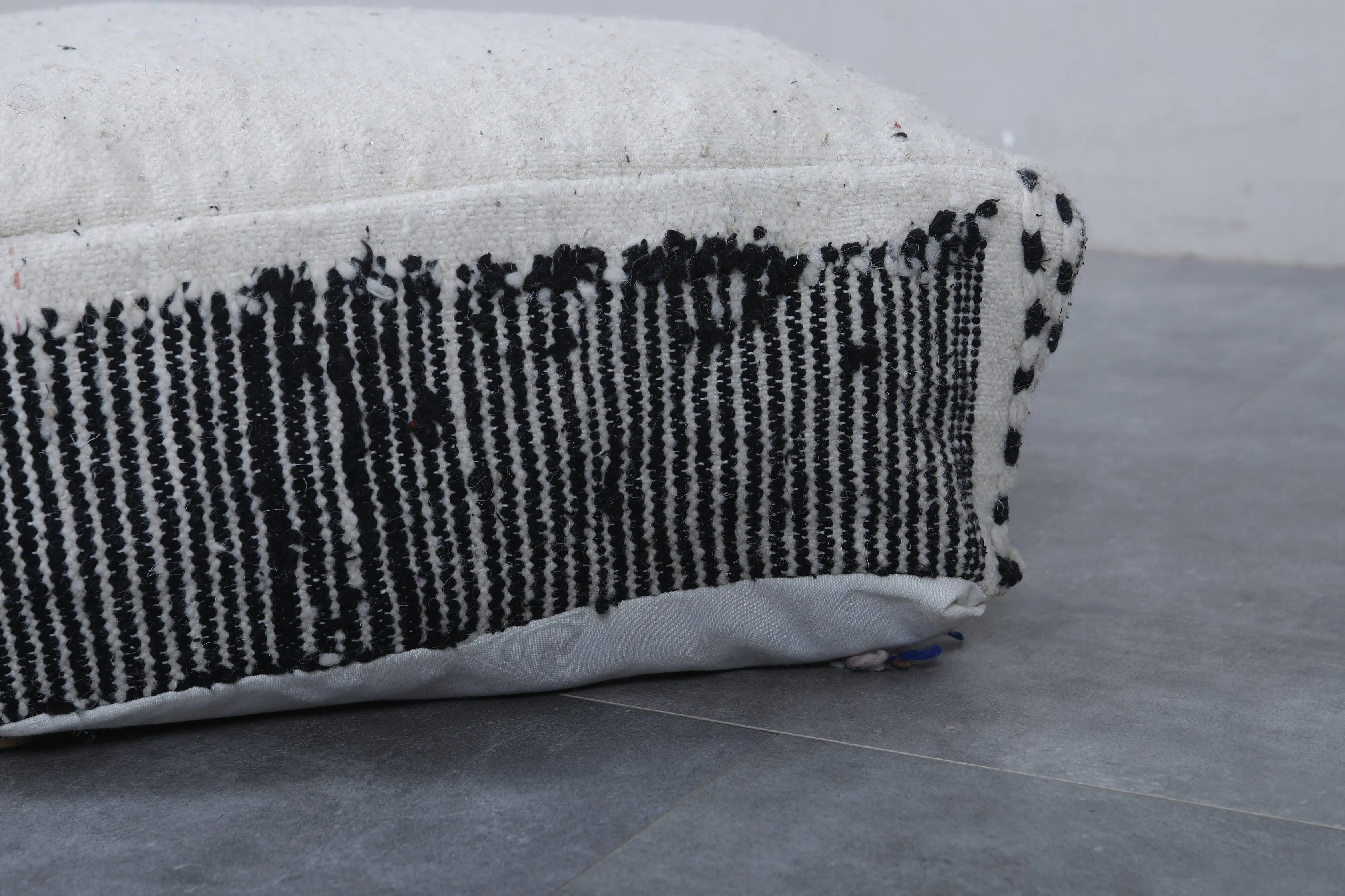Moroccan handmade old ottoman pouf