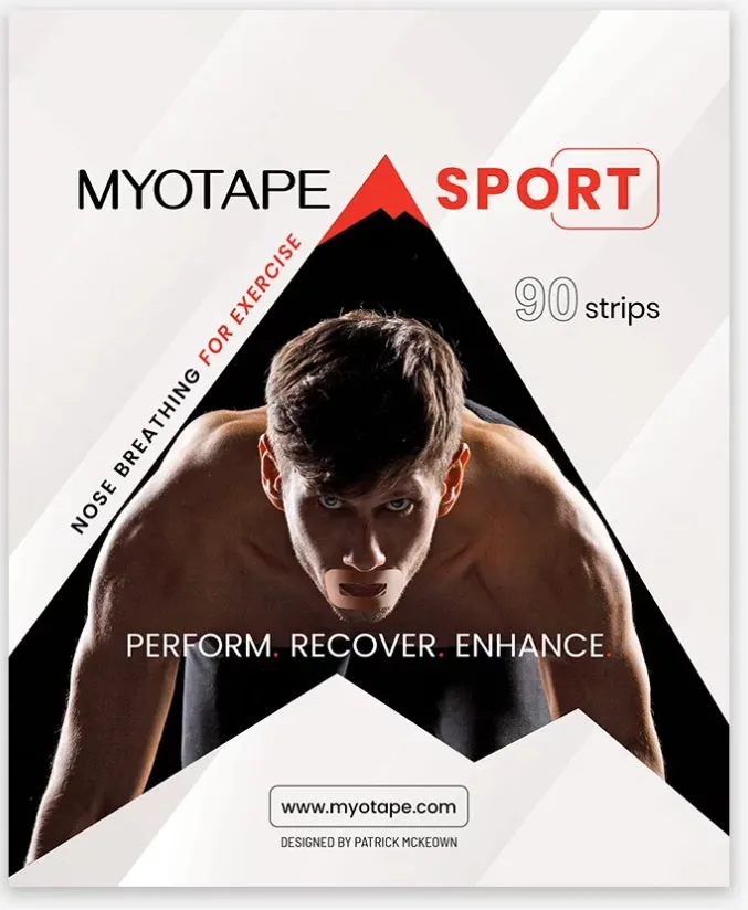 Myotape Nose Breathing Mouth Tape for Sports Performance