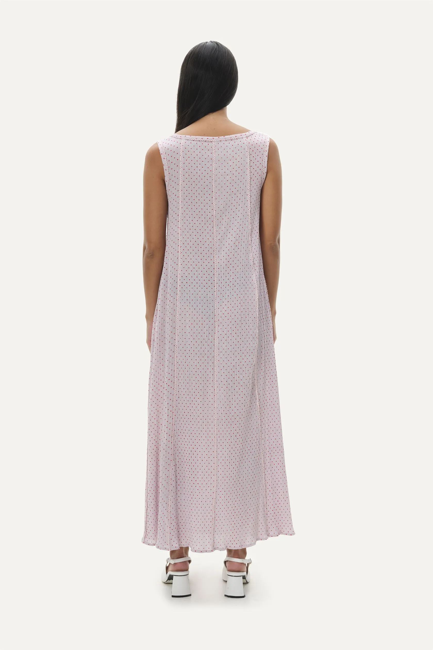 Naushad Ali   I   Panel Dress Lilac Signature Spring Summer 2025 Lilac High twisted cotton crepe NA SS24 W25