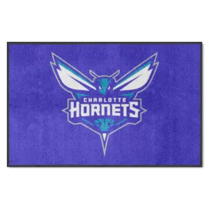 NBA - Charlotte Hornets 4X6 Logo Mat - Landscape