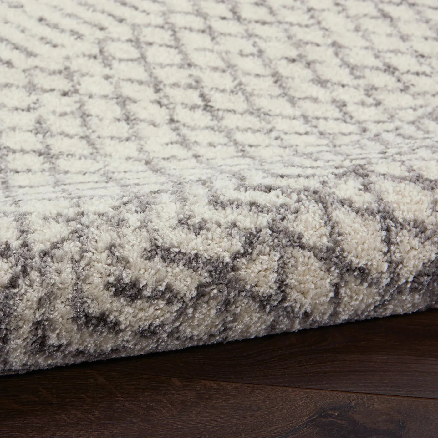New Great Quality large Nourison Passion Ivory/Grey Rug 8' x 10', Made in Turkey! Retails $644 