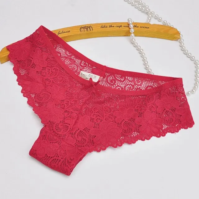 New Sexy Lace Panties Women Fashion Cozy Lingerie Tempting Briefs High Quality Women's Underpant Low Waist Intimates Underwear