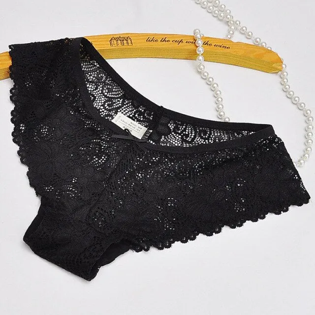 New Sexy Lace Panties Women Fashion Cozy Lingerie Tempting Briefs High Quality Women's Underpant Low Waist Intimates Underwear