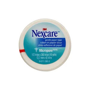 Nexcare Gentle Paper Tape (White) 12.5mmx9.1m