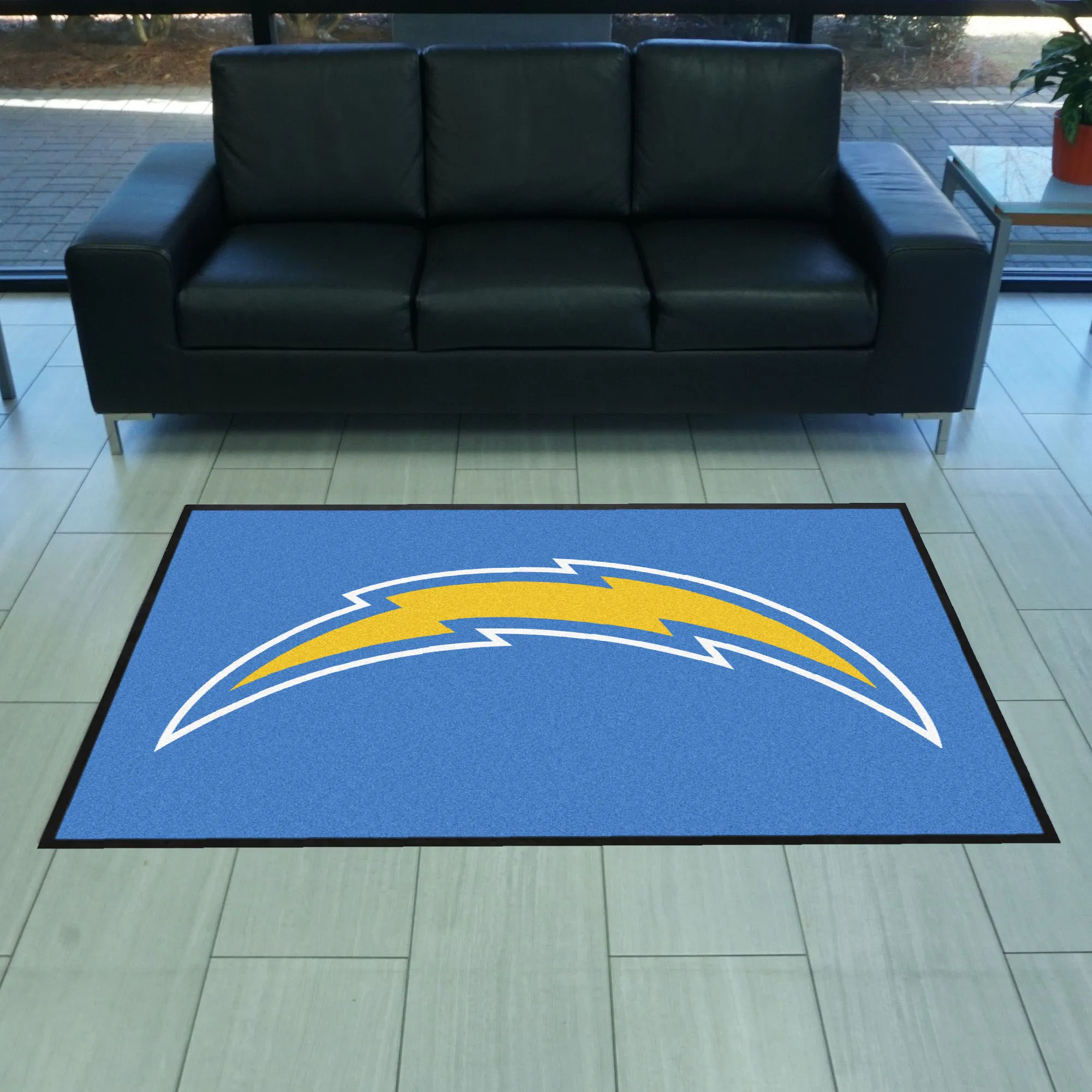 NFL - Los Angeles Chargers 4X6 Logo Mat - Landscape