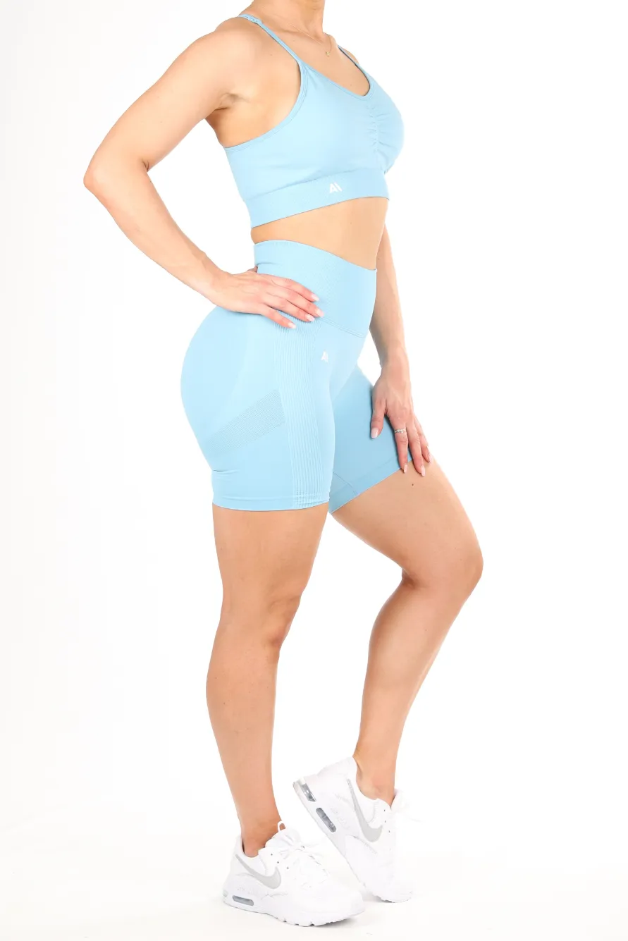 Nicki Seamless Sports Bra Blue
