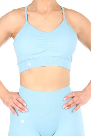 Nicki Seamless Sports Bra Blue